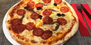 Great lunch pizza offering: Restaurant La Bocca City (23. August 2017)