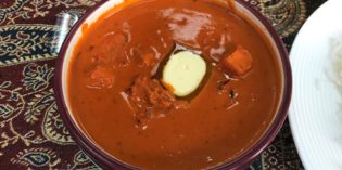 Butter chicken is highly driven by the butter: Restaurant Persian Garden (8. February 2018)