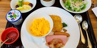 Set breakfast option due to the Coronavirus: Garden Café @ Kobe Bay Sheraton Hotel & Towers (14. March 2020)