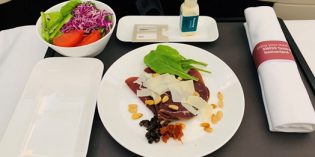 When the inflight experience is great – but dishes are weak: SWISS Business Flight LX161 NRT – ZRH (19. March 2020)