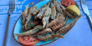 Amazing Greek food with a view onto the sea: Taverna Gorgona Plaka (26. June 2022)