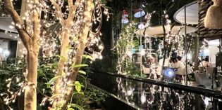 A great forest-like patio: Bar 8 @ Mandarin Oriental (9. July 2022)