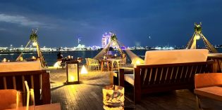 A lovely place for a little shisha break by the sea: West Bay Abu Dhabi (9. December 2022)